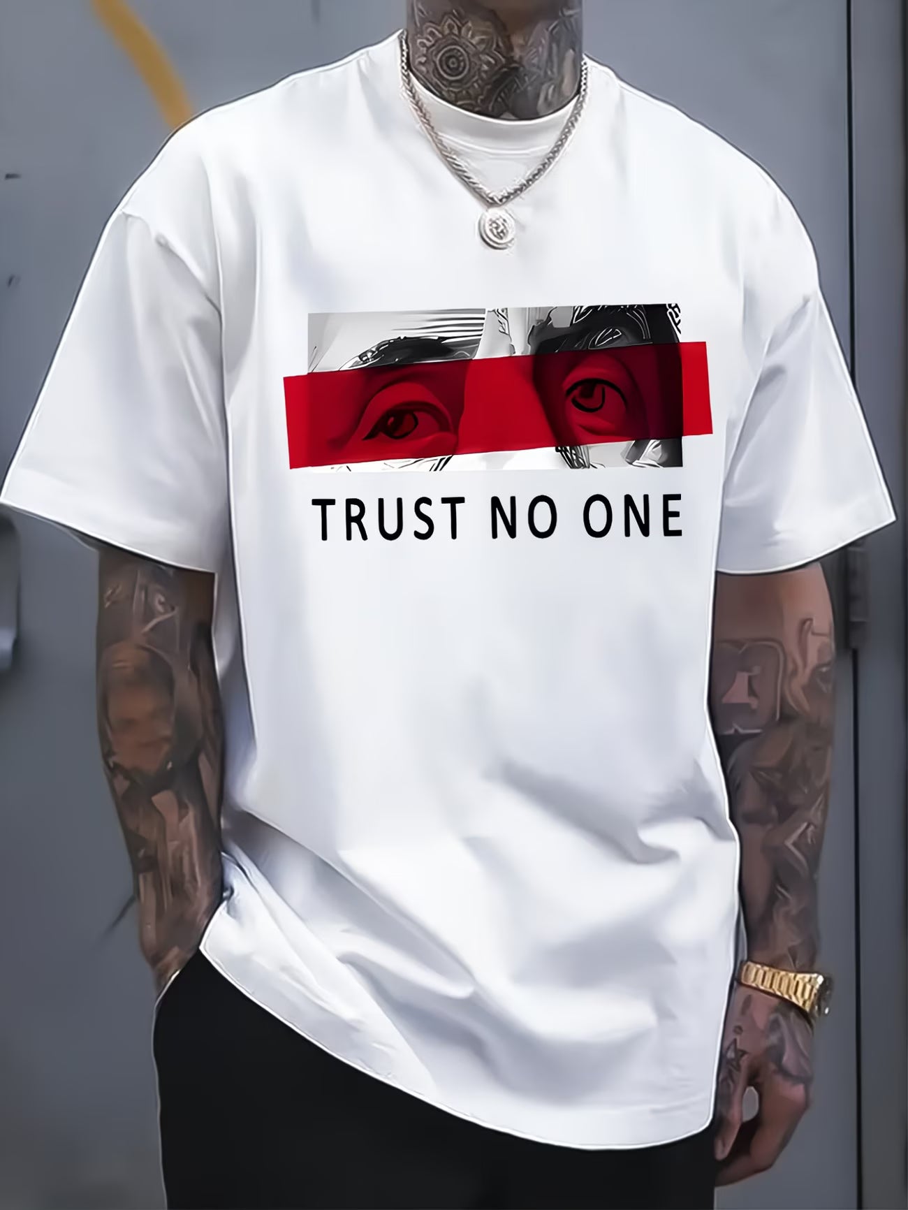 Trust No One Men'S T-Shirt