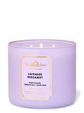 B&BW Lavender Bergamot Three Wick Candle