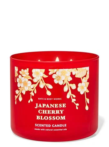 B&BW Japanese Cherry Blossom Three Wick Candle