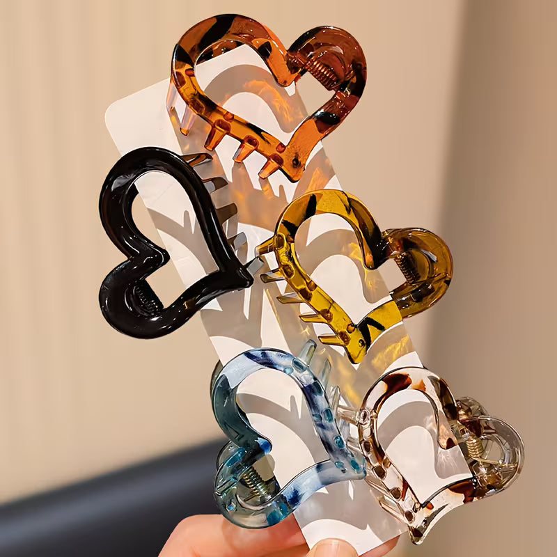 heart Claw Clips