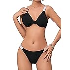 Women's 2 Piece Y2K Colorblock Bikini Set