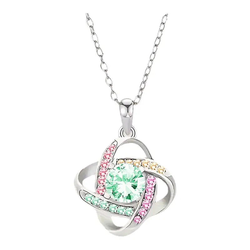 Infinity Knot Pendant Necklace