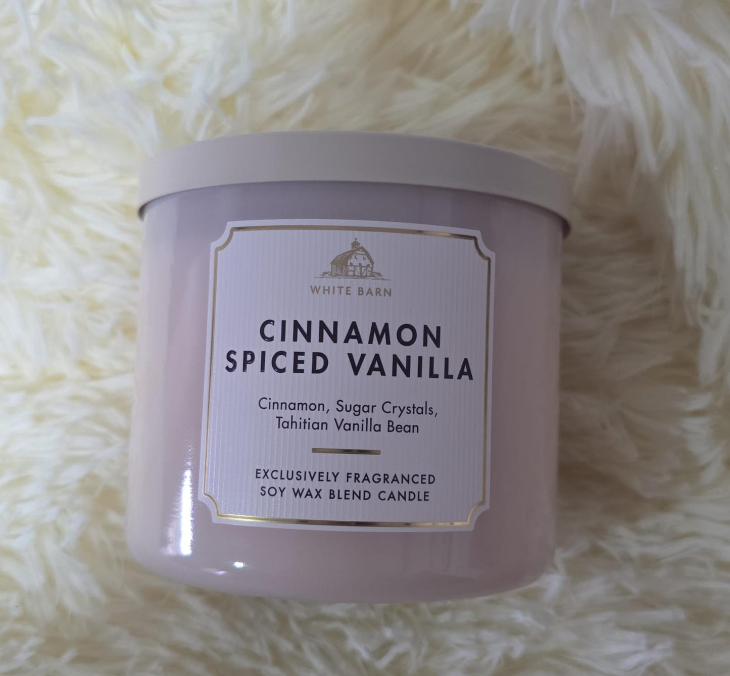 B&BW Cinnamon Spiced Vanilla Three Wick Candle