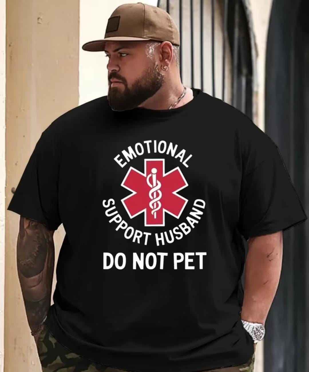 Emotional Support Husband T-Shirt