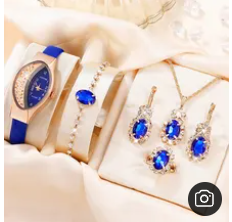 6PCS Set Women Fashion Quartz Watch