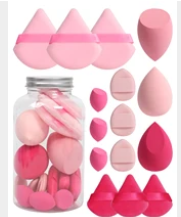 Spring 15 Cans,3 Loose Powder Puffs & 3 Mini Loose Powder Puffs