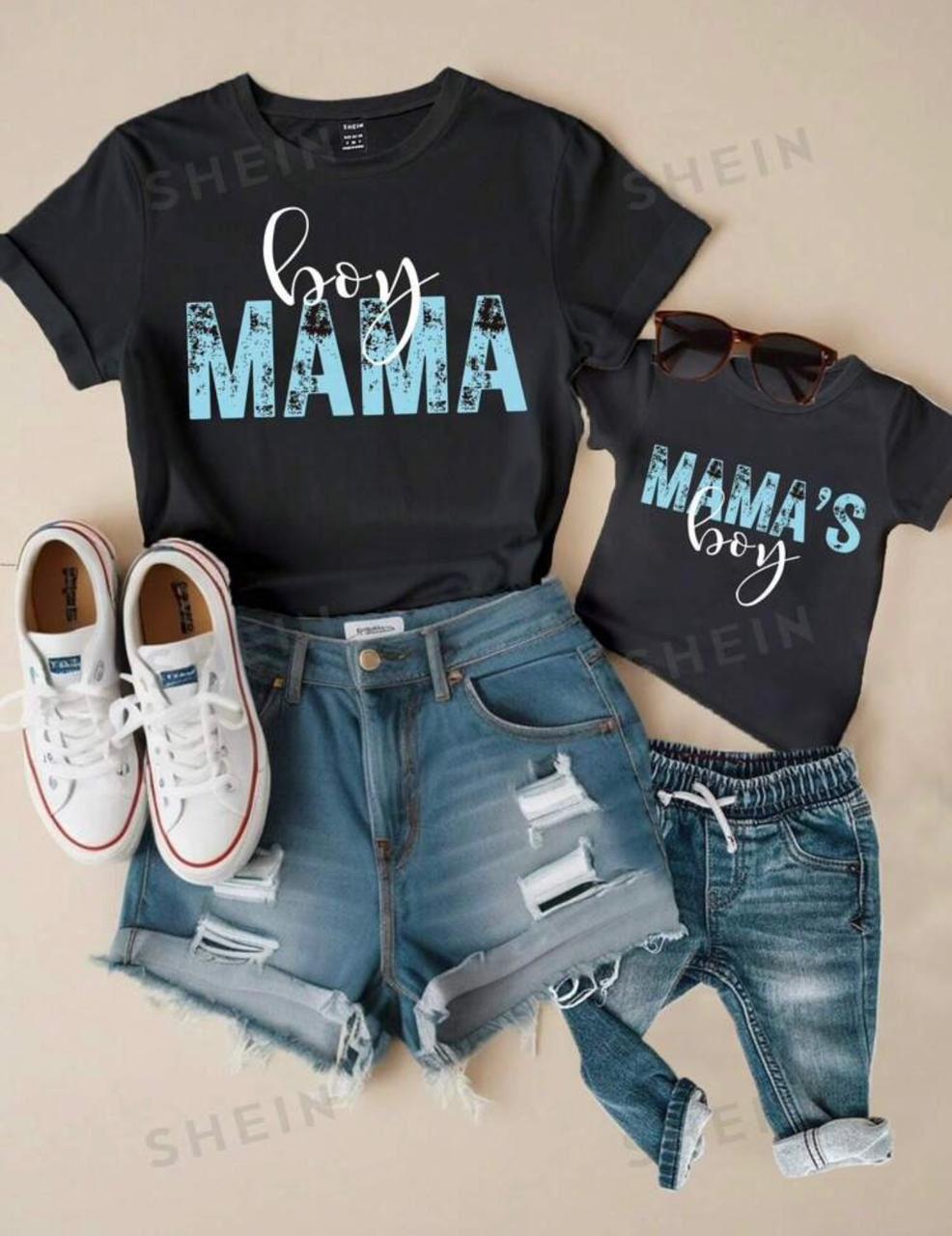 T-shirt Set "Boy Mama"