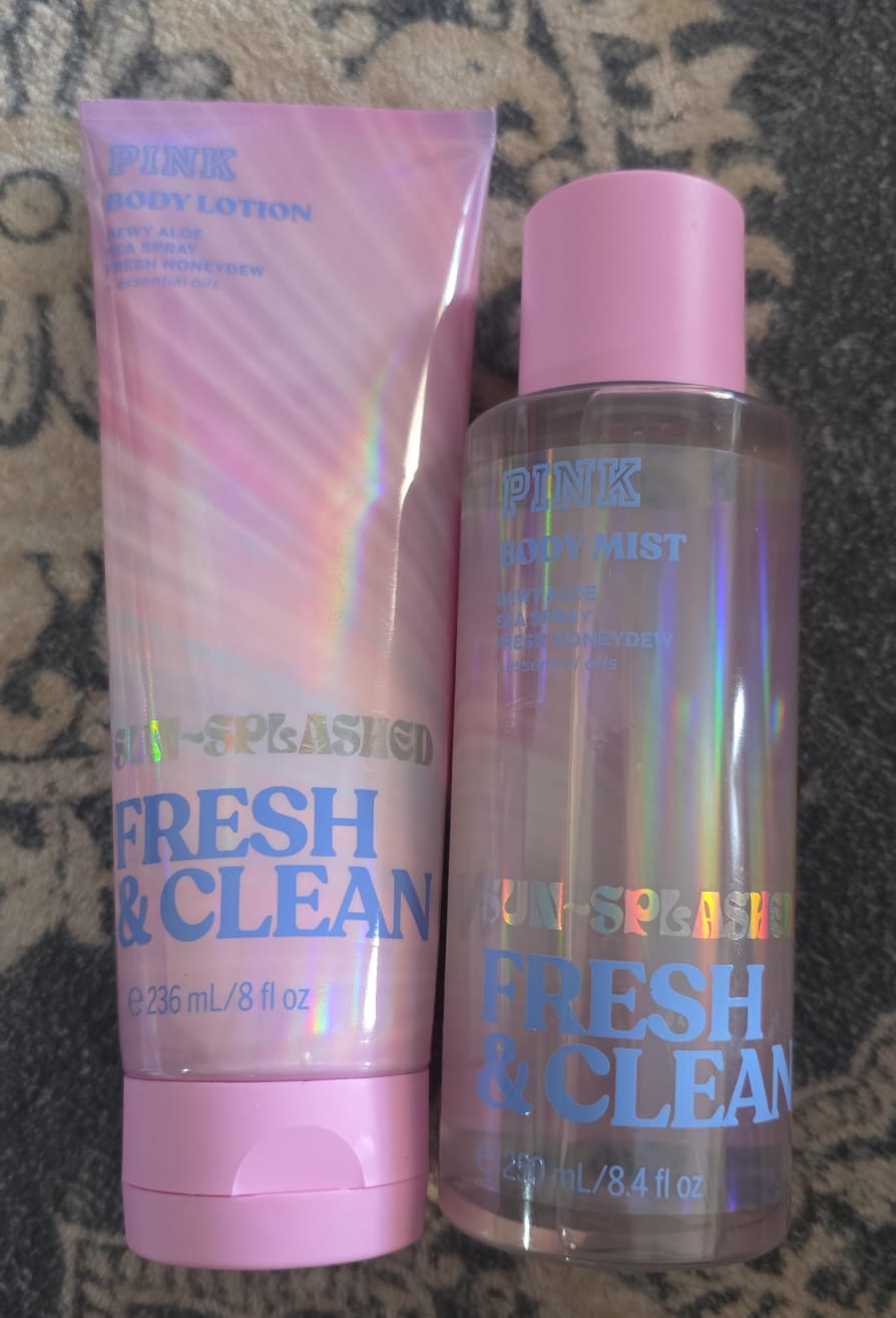 Pink Fresh & Clean Set 2pc