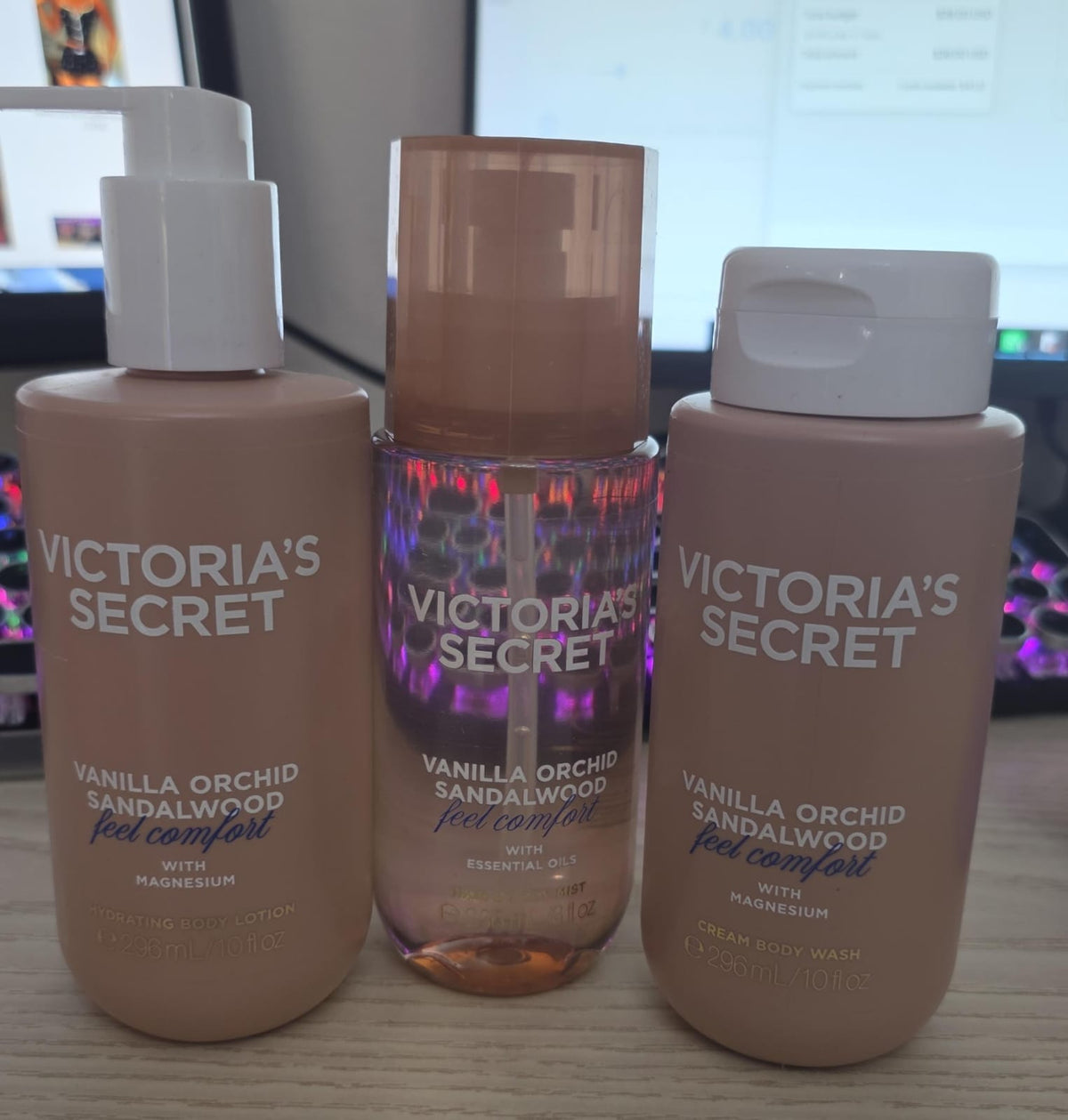 VS Vanilla Orchid Sandalwood 3 pc set