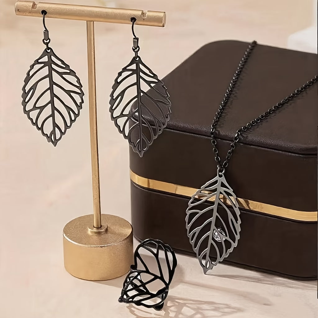 Leaf Necklace Set