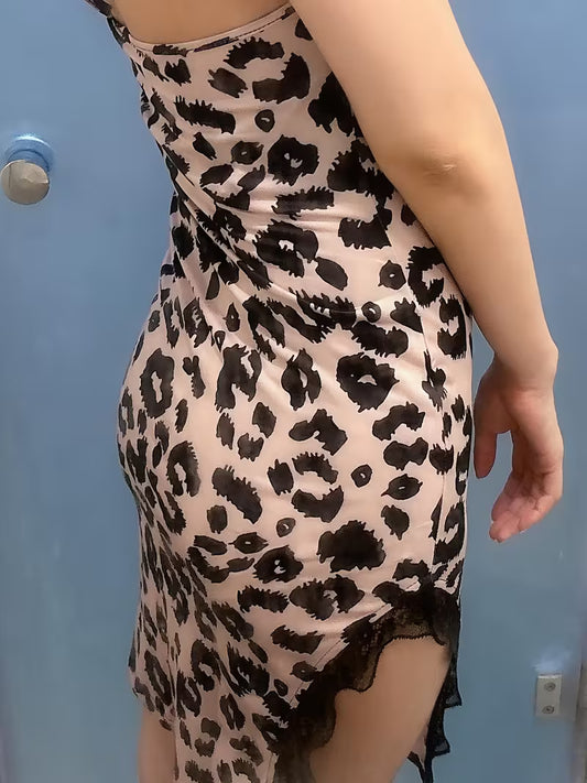 Leopard Print Night Gown