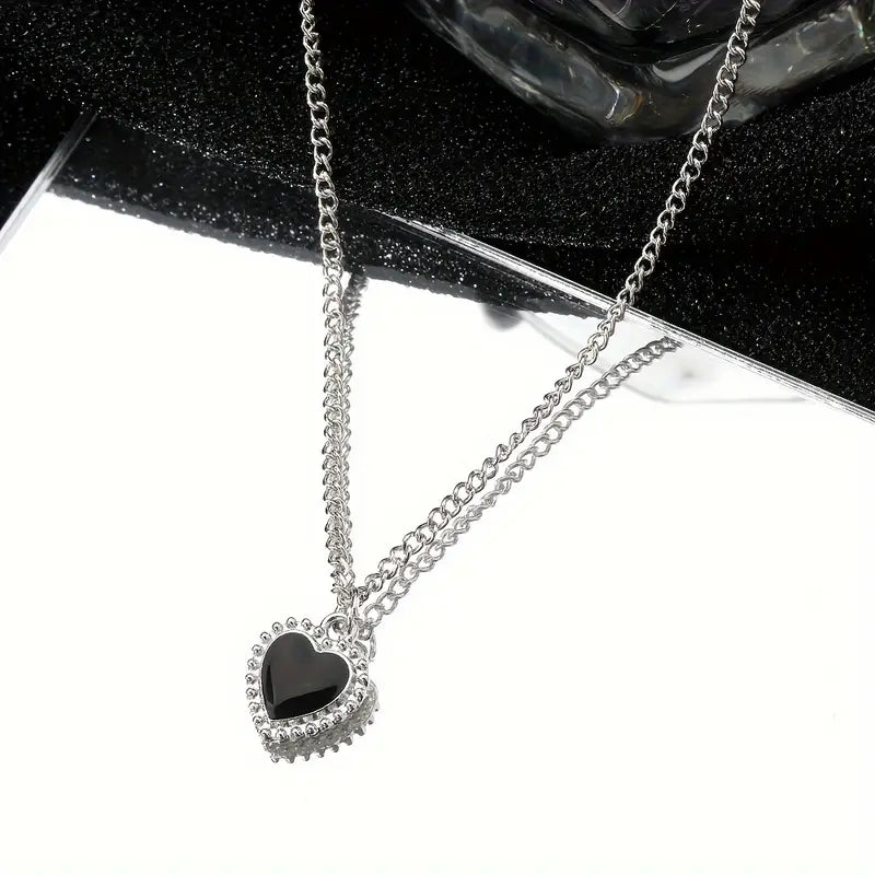 925 Silver Heart Pendant Necklace