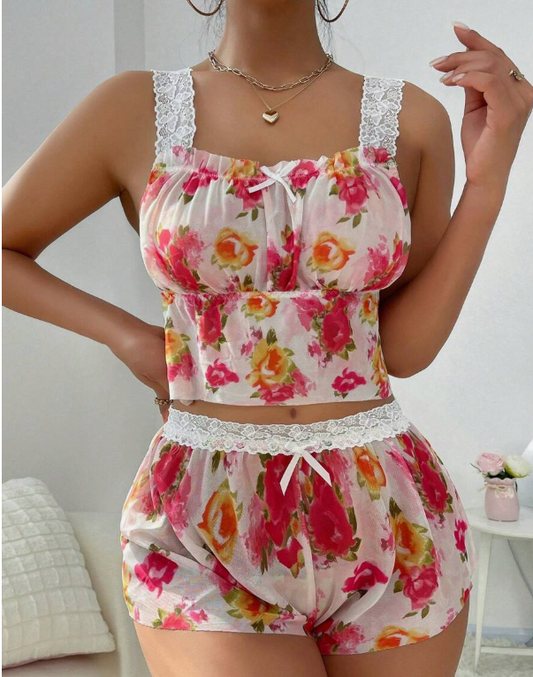 Floral Pajama Set