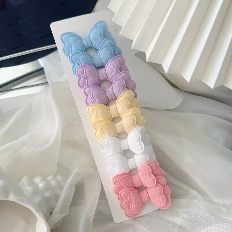 10 pcs Candy Color Hair Clips Set
