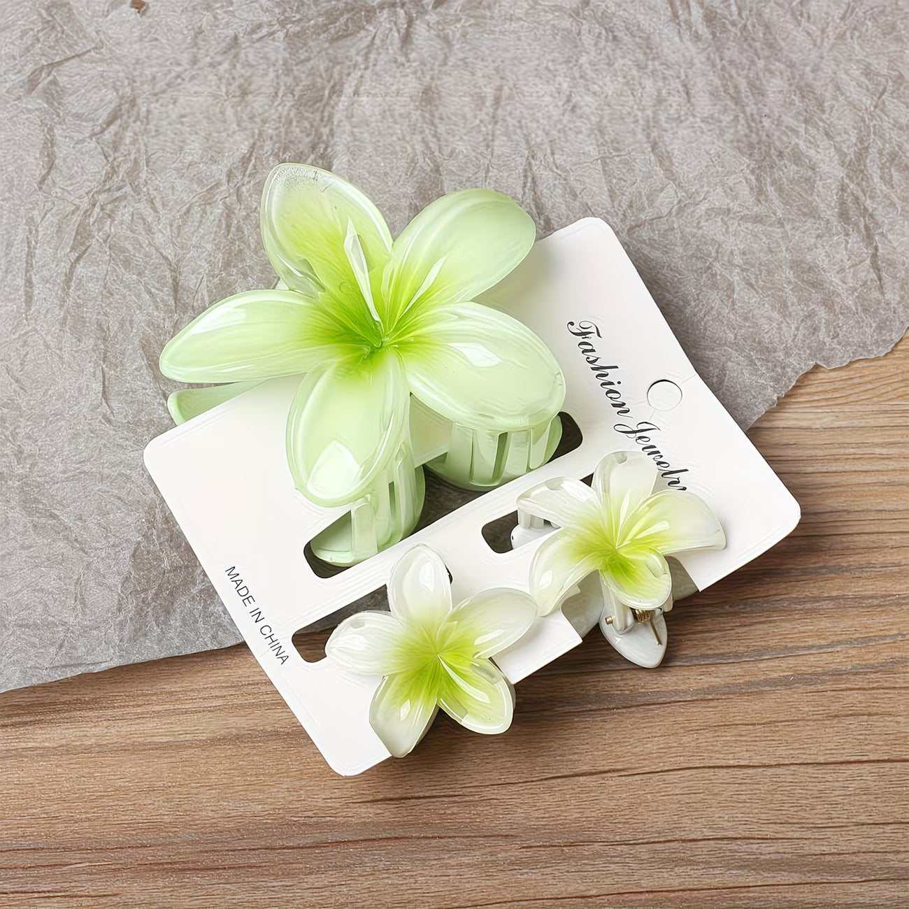 Floral Hair Clip Set