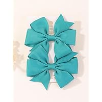 Teal Hair bow
