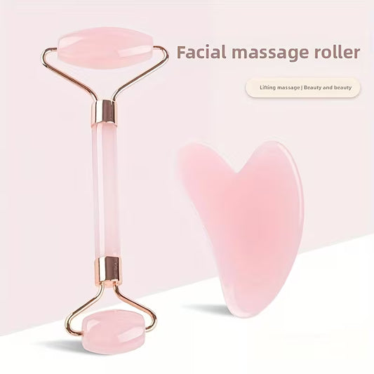Heart-Shaped Pink Gua Sha Tool 