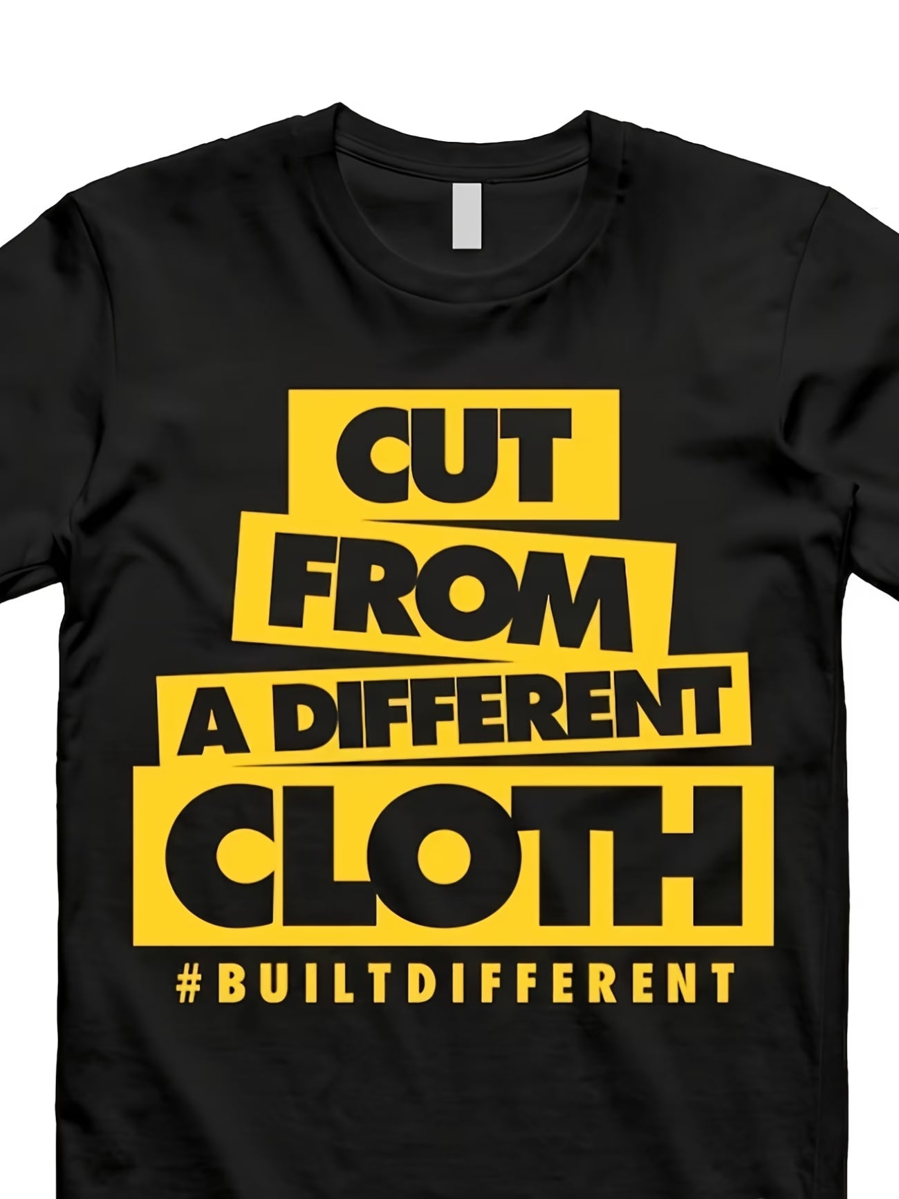 Cut from a different T-shirt