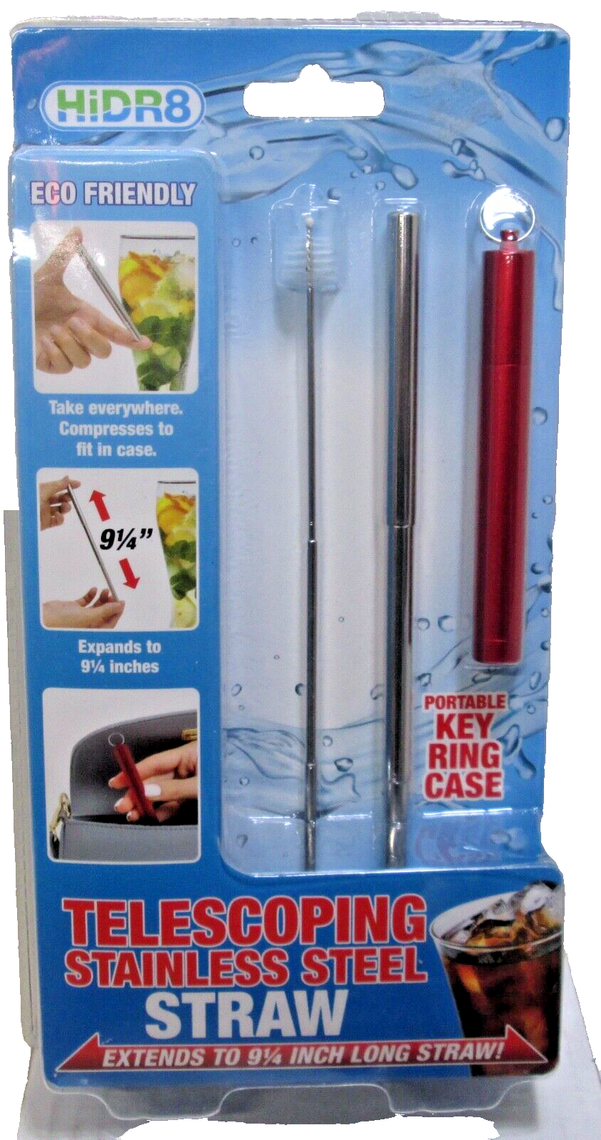 HiDR8 - Telescoping Stainless Steel Straw