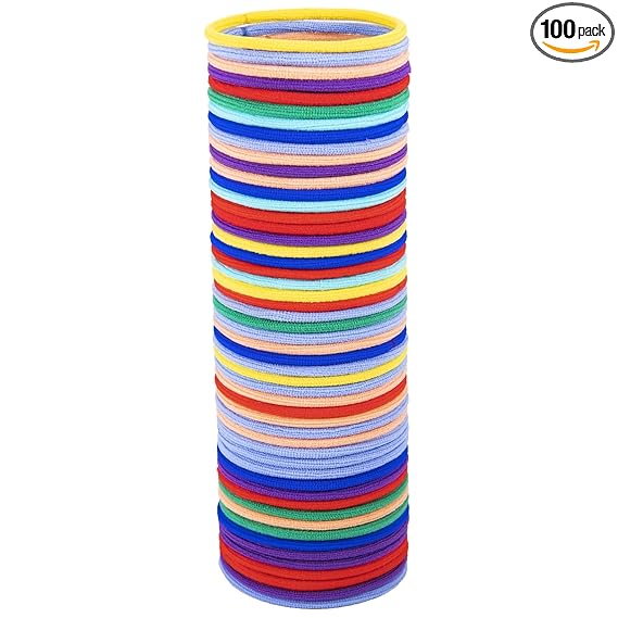 50 Pack Hair Ties for Women