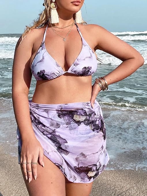 Tie Dye Swim suit 3 pc set
