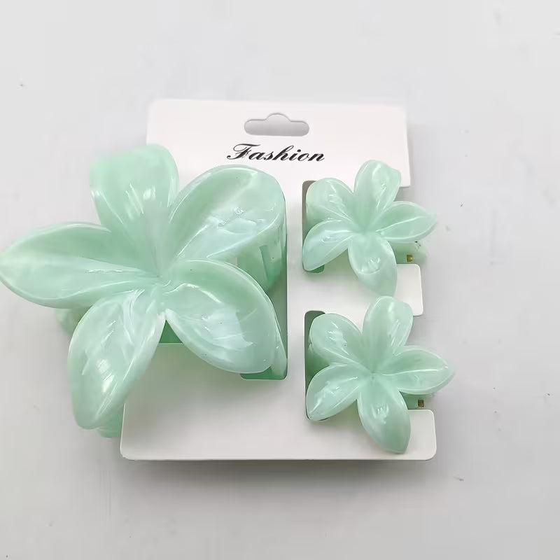 Floral Hair Clip Set