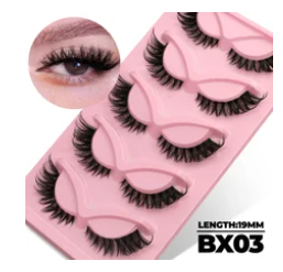 Veltrinay Fake Lashes Cat Eye Lashes