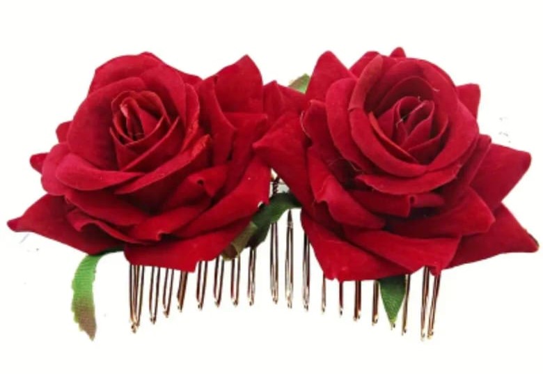 Rose Hair Piece