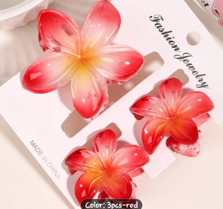 Floral Hair Clip Set
