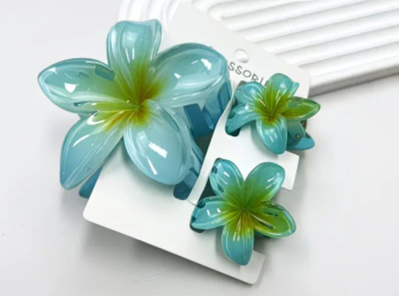 Floral Hair Clip Set