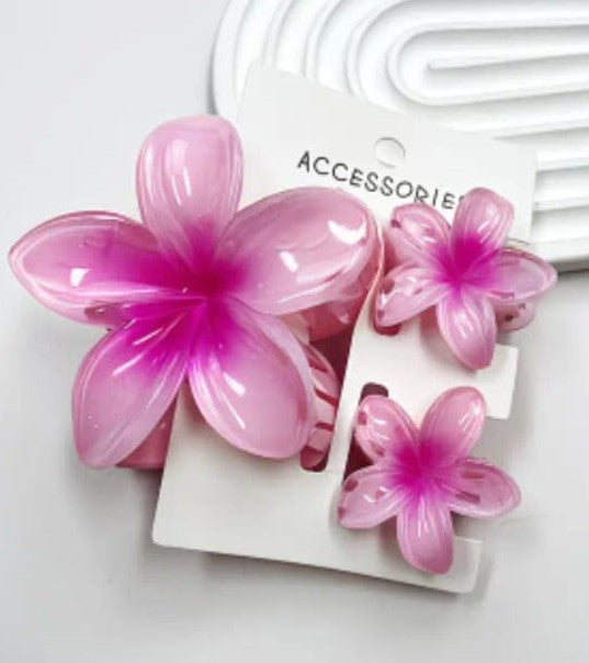 Floral Hair Clip Set
