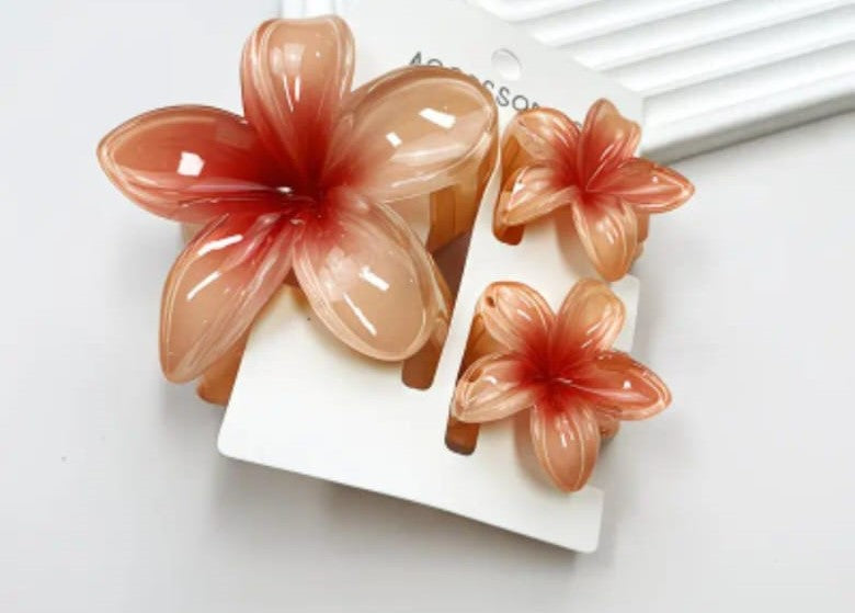 Floral Hair Clip Set