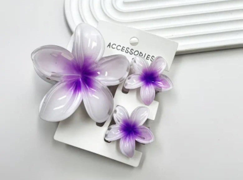 Floral Hair Clip Set