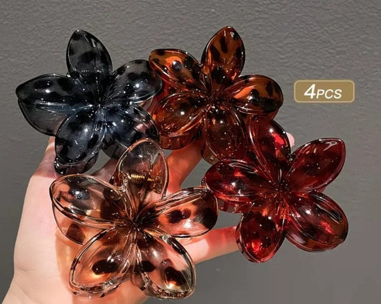 Floral Hair Clip Set