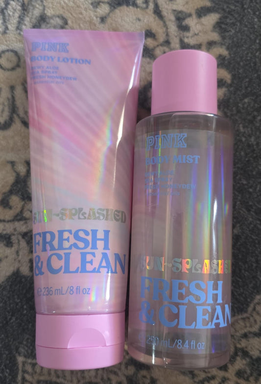 Pink Fresh & Clean Set 2pc