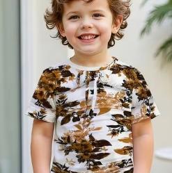 Little Boy's Floral T-shirt