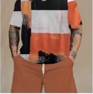 Mens Orange 2 piece set