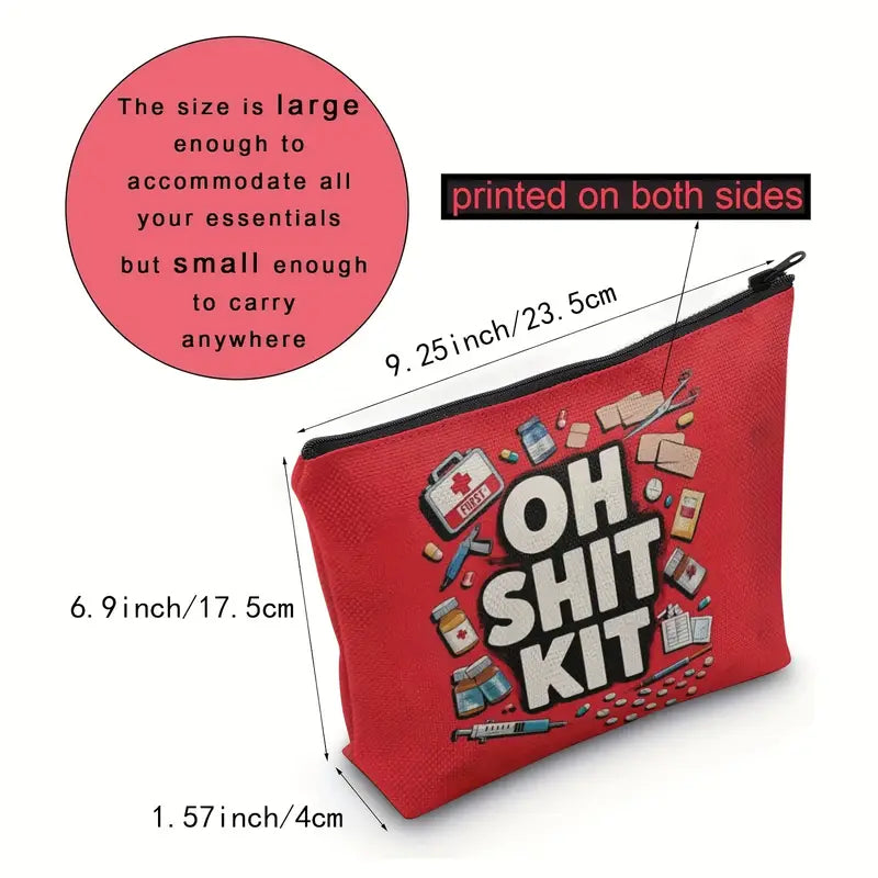 Oh Shit Kit" First Aid Travel Bag