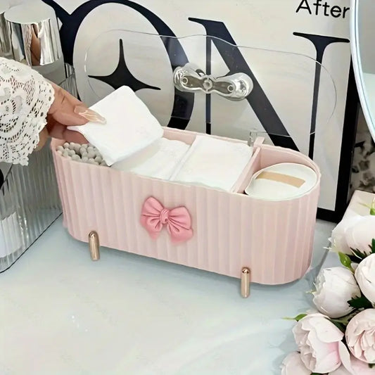 3-Grid Cosmetic Storage Box