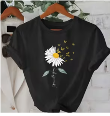 Grow with Grace Flower Tshirt