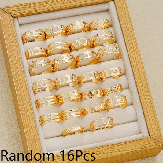 16 pc Toe Ring Set