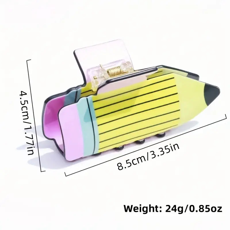 Creative pencil shaped hair clip