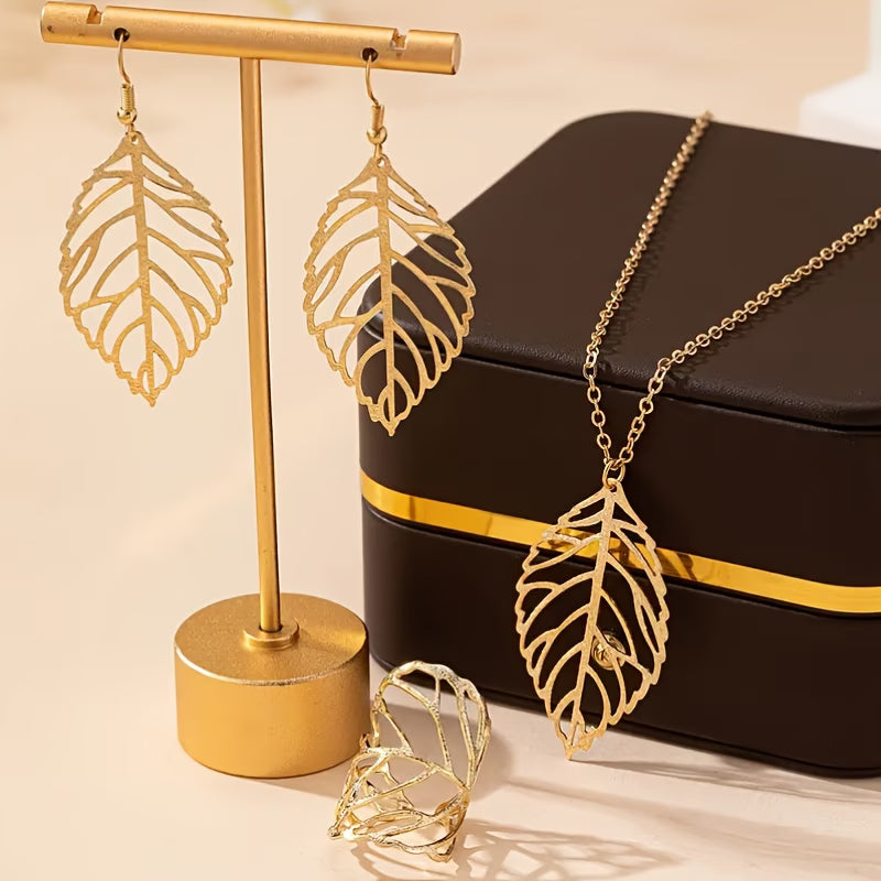 Leaf Necklace Set