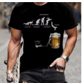 Men's T-shirts, Beer Prints, Outdoor T-shirts