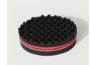 Oval Double Side Magic Twist Hair Brush Sponge Barber Brush Breathable Perm 